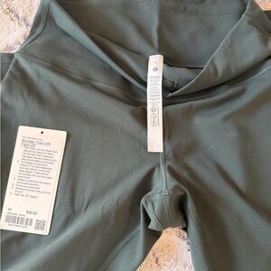 Lululemon hunter Green High-Waisted Leggings
